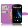 Чехол с визитницей для DOOGEE T6 / T6 Pro (фиолетовый)