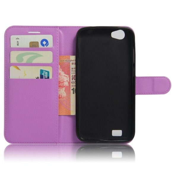 Чехол с визитницей для DOOGEE T6 / T6 Pro (фиолетовый) Чехол с визитницей для DOOGEE T6 / T6 Pro (фиолетовый)