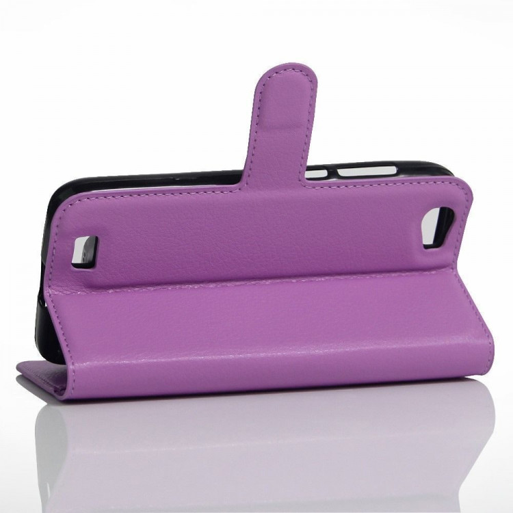 Чехол с визитницей для DOOGEE T6 / T6 Pro (фиолетовый)