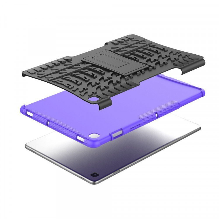 Чехол Hybrid Armor для Samsung Galaxy Tab S5e SM-T720 / SM-T725 (черный + фиолетовый)
