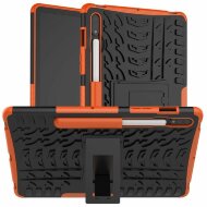 Чехол Hybrid Armor для Samsung Galaxy Tab S7 SM-T870 / SM-T875 и Galaxy Tab S8 SM-X700 / SM-X706 (черный + оранжевый) Чехол Hybrid Armor для Samsung Galaxy Tab S7 SM-T870 / SM-T875 и Galaxy Tab S8 SM-X700 / SM-X706 (черный + оранжевый)