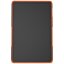 Чехол Hybrid Armor для Samsung Galaxy Tab S7 SM-T870 / SM-T875 и Galaxy Tab S8 SM-X700 / SM-X706 (черный + оранжевый)
