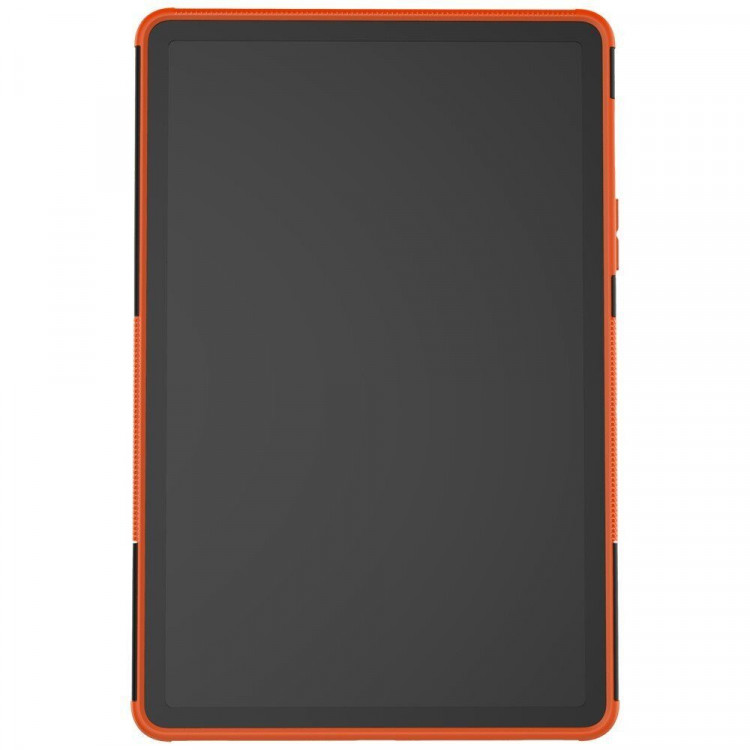 Чехол Hybrid Armor для Samsung Galaxy Tab S7 SM-T870 / SM-T875 и Galaxy Tab S8 SM-X700 / SM-X706 (черный + оранжевый)