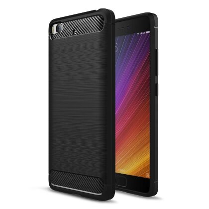 Чехол-накладка Carbon Fibre для Xiaomi Mi5S (черный)