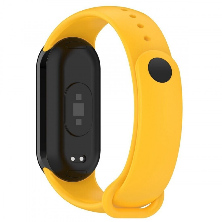 Силиконовый ремешок для Xiaomi Mi Smart Band 8, Xiaomi Mi Band 8 (желтый)