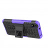 Чехол Hybrid Armor для Xiaomi Redmi 7A (черный + фиолетовый)