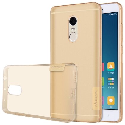 Силиконовый TPU чехол NILLKIN для Xiaomi Redmi Note 4 (золотой)