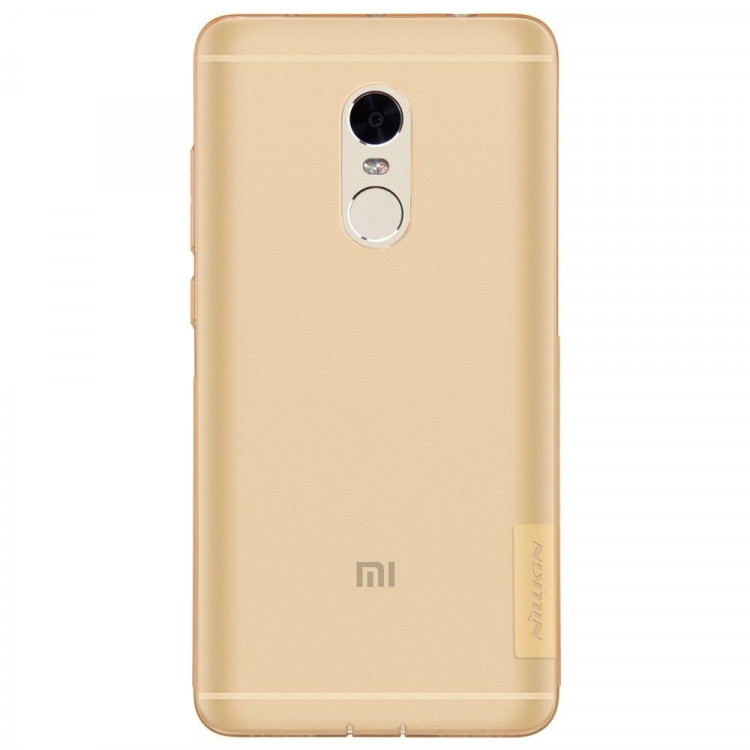 Силиконовый TPU чехол NILLKIN для Xiaomi Redmi Note 4 (золотой)