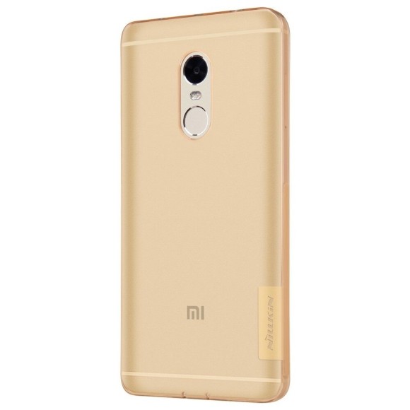 Силиконовый TPU чехол NILLKIN для Xiaomi Redmi Note 4 (золотой)