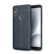 Чехол-накладка Litchi Grain для Xiaomi Redmi Note 5 / 5 Pro (темно-синий) Чехол-накладка Litchi Grain для Xiaomi Redmi Note 5 / 5 Pro (темно-синий)