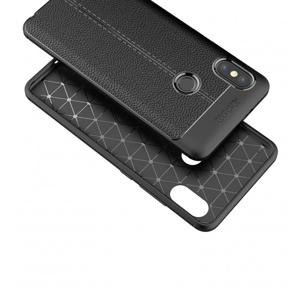 Чехол-накладка Litchi Grain для Xiaomi Redmi Note 5 / 5 Pro (темно-синий) Чехол-накладка Litchi Grain для Xiaomi Redmi Note 5 / 5 Pro (темно-синий)