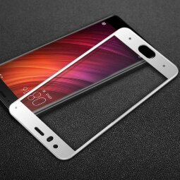 Защитное стекло 3D для Xiaomi Mi6 (белый)