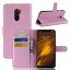 Чехол с визитницей для Xiaomi Pocophone F1 / Poco F1 (розовый)