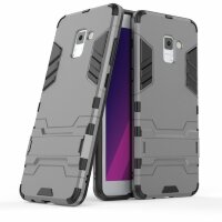 Чехол Duty Armor для Samsung Galaxy A8 Plus (2018) (серый)