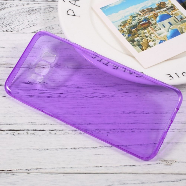 Силиконовый TPU чехол для Samsung Galaxy S8+ (фиолетовый)