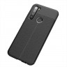 Чехол-накладка Litchi Grain для Xiaomi Redmi Note 8 (черный)