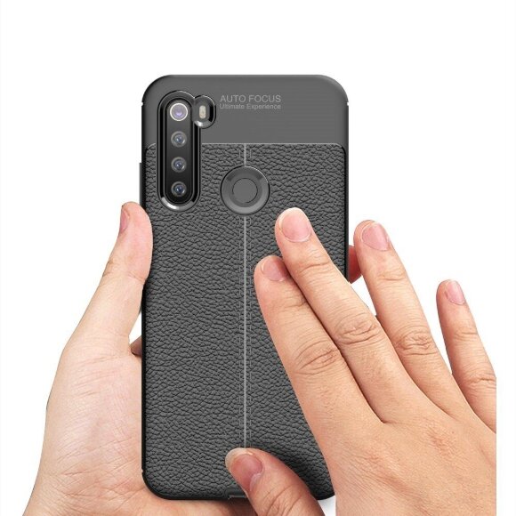Чехол-накладка Litchi Grain для Xiaomi Redmi Note 8 (черный) Чехол-накладка Litchi Grain для Xiaomi Redmi Note 8 (черный)