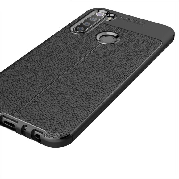 Чехол-накладка Litchi Grain для Xiaomi Redmi Note 8 (черный) Чехол-накладка Litchi Grain для Xiaomi Redmi Note 8 (черный)