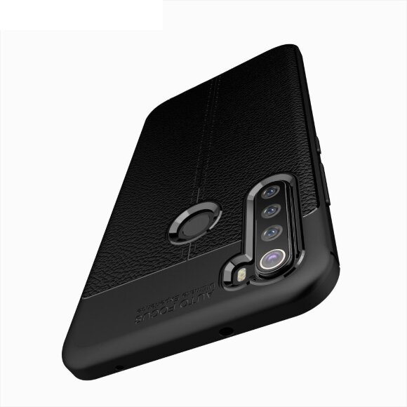 Чехол-накладка Litchi Grain для Xiaomi Redmi Note 8 (черный) Чехол-накладка Litchi Grain для Xiaomi Redmi Note 8 (черный)