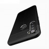 Чехол-накладка Litchi Grain для Xiaomi Redmi Note 8 (черный)