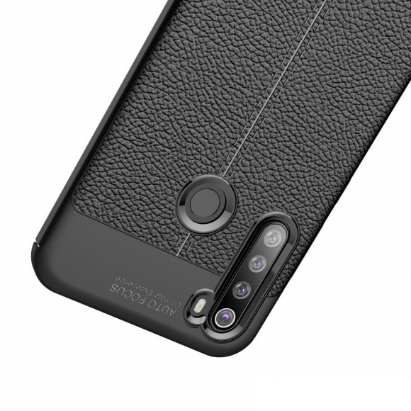 Чехол-накладка Litchi Grain для Xiaomi Redmi Note 8 (черный) Чехол-накладка Litchi Grain для Xiaomi Redmi Note 8 (черный)