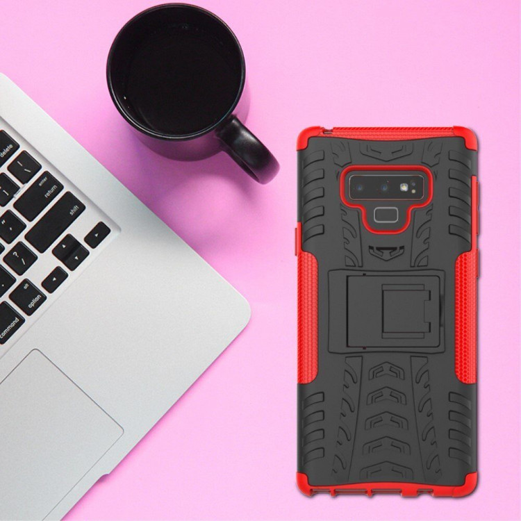 Чехол Hybrid Armor для Samsung Galaxy Note 9 (черный + красный)