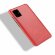 Кожаная накладка-чехол для Samsung Galaxy A71 (красный)