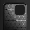 Чехол-накладка Carbon Fibre для Xiaomi Mi 11 Lite / Xiaomi Mi 11 Lite 5G (черный)
