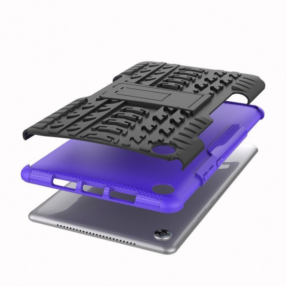 Чехол Hybrid Armor для Huawei MediaPad M5 8.4 (черный + фиолетовый) Чехол Hybrid Armor для Huawei MediaPad M5 8.4 (черный + фиолетовый)