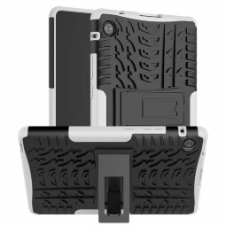 Чехол Hybrid Armor для Huawei MatePad T8 (черный + белый)