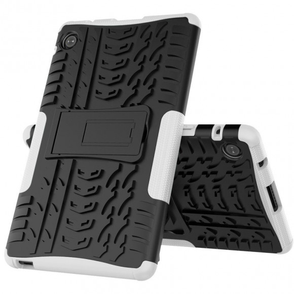 Чехол Hybrid Armor для Huawei MatePad T8 (черный + белый) Чехол Hybrid Armor для Huawei MatePad T8 (черный + белый)