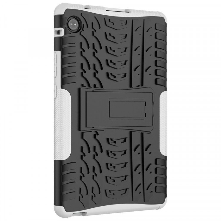 Чехол Hybrid Armor для Huawei MatePad T8 (черный + белый)