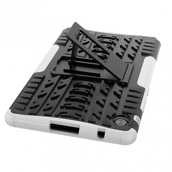 Чехол Hybrid Armor для Huawei MatePad T8 (черный + белый) Чехол Hybrid Armor для Huawei MatePad T8 (черный + белый)