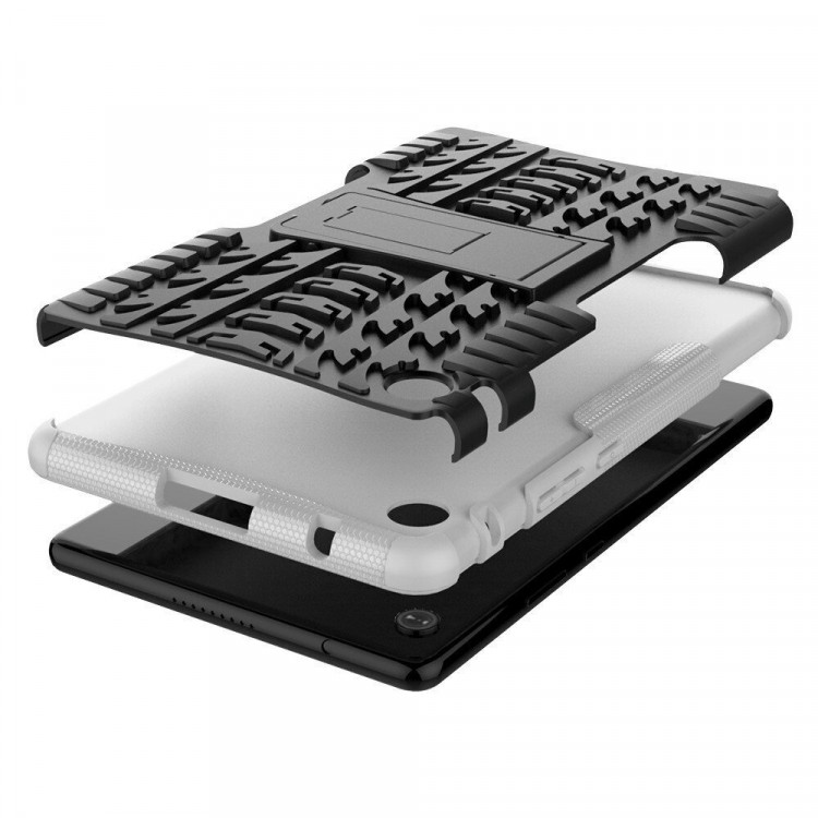 Чехол Hybrid Armor для Huawei MatePad T8 (черный + белый)