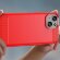 Чехол-накладка Carbon Fibre для iPhone 15 (красный)