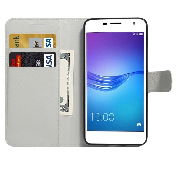 Чехол с визитницей для Huawei Enjoy 6 (белый) Чехол с визитницей для Huawei Enjoy 6 (белый)