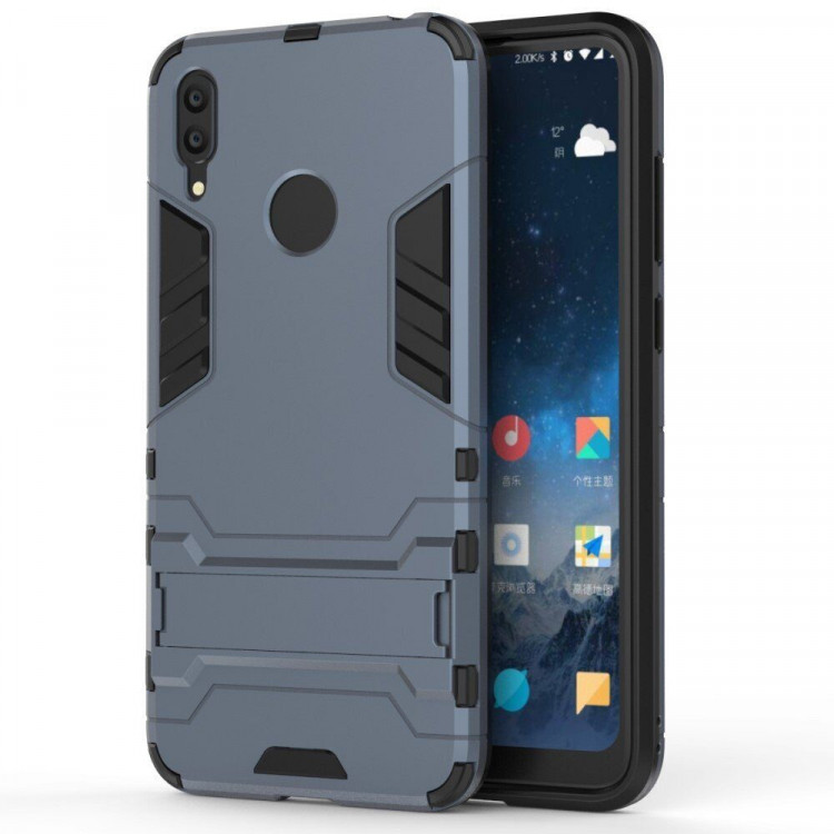 Чехол Duty Armor для Huawei Y7 (2019) / Y7 Prime (2019) (темно-синий)