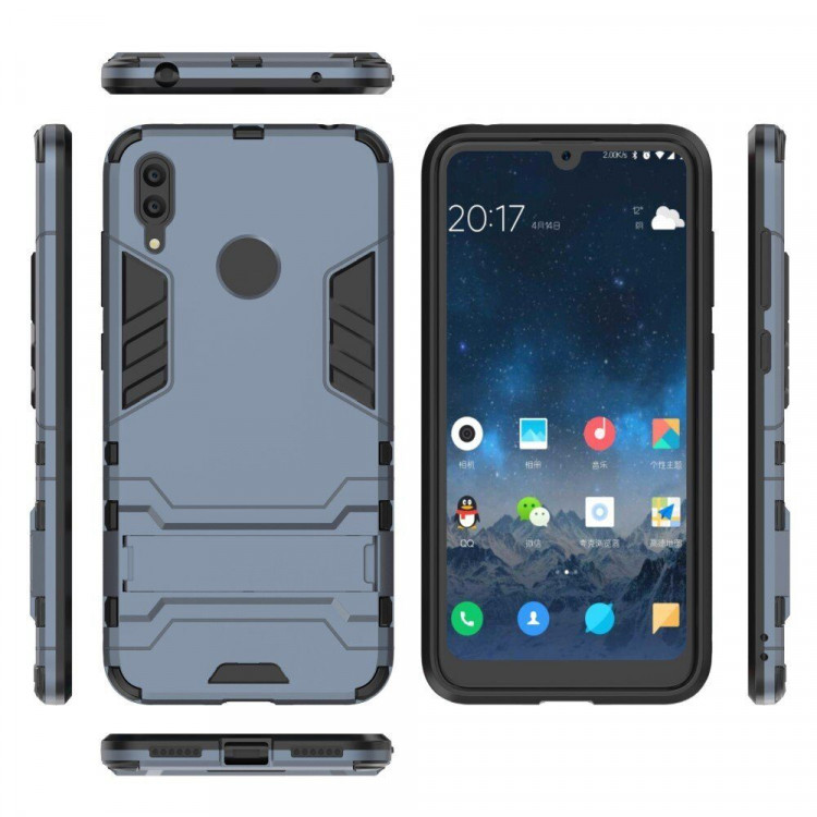 Чехол Duty Armor для Huawei Y7 (2019) / Y7 Prime (2019) (темно-синий)