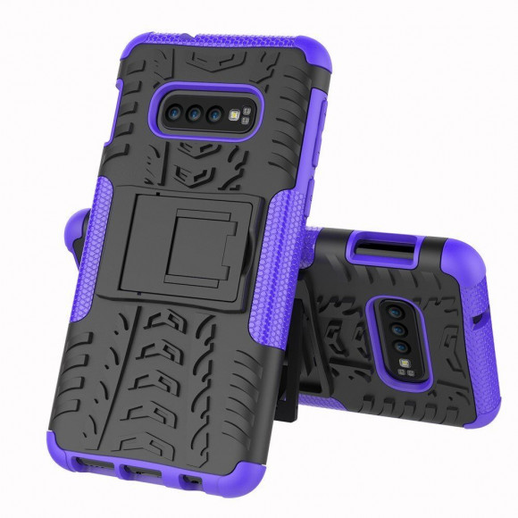 Чехол Hybrid Armor для Samsung Galaxy S10e (черный + фиолетовый) Чехол Hybrid Armor для Samsung Galaxy S10e (черный + фиолетовый)