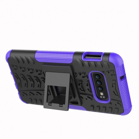 Чехол Hybrid Armor для Samsung Galaxy S10e (черный + фиолетовый) Чехол Hybrid Armor для Samsung Galaxy S10e (черный + фиолетовый)