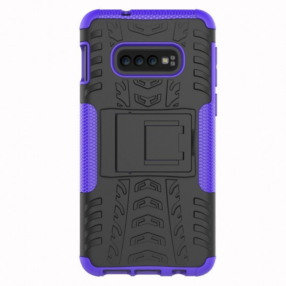 Чехол Hybrid Armor для Samsung Galaxy S10e (черный + фиолетовый) Чехол Hybrid Armor для Samsung Galaxy S10e (черный + фиолетовый)
