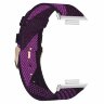 Нейлоновый ремешок с разноцветным плетением для Huawei Watch Fit 2 (фиолетовый)
