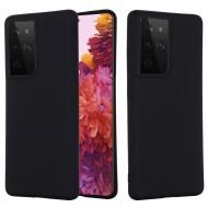 Силиконовый чехол Mobile Shell для Samsung Galaxy S21 Ultra (черный)