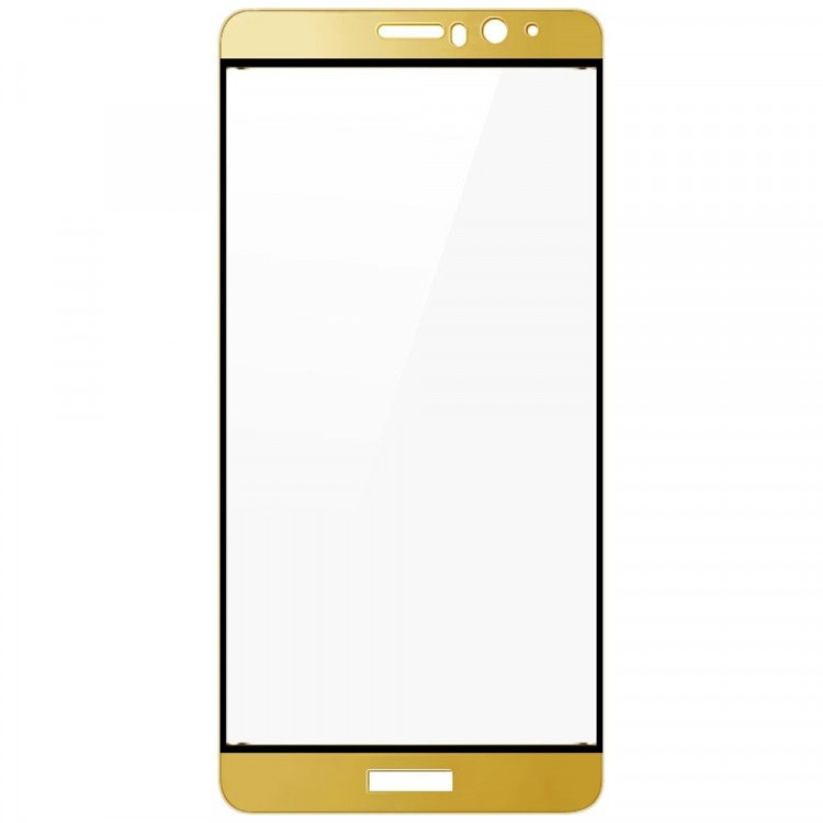 Защитное стекло 3D для Huawei Mate 9 (золотой)