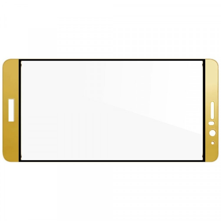 Защитное стекло 3D для Huawei Mate 9 (золотой)
