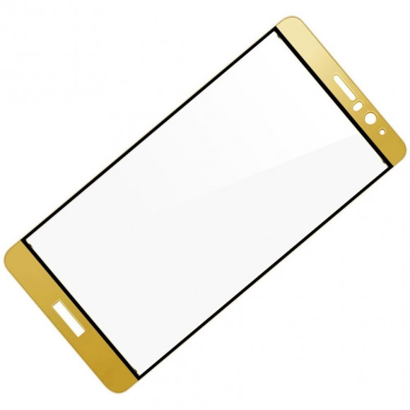 Защитное стекло 3D для Huawei Mate 9 (золотой)