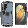 Чехол Armor Ring Holder для Samsung Galaxy S22 Ultra (темно-синий)