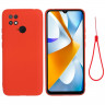 Силиконовый чехол Mobile Shell для Xiaomi Poco C40 (красный)