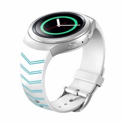 Силиконовый ремешок Watch Silk для Samsung Gear S2 (белый)