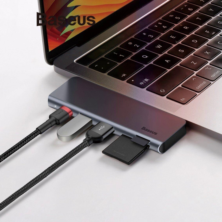 HUB Type-C Baseus Harmonica для Macbook Pro